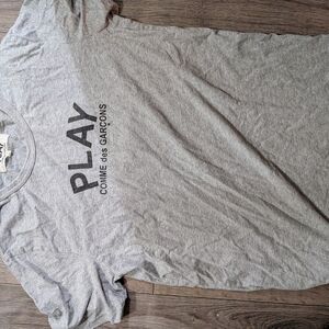 Comme des Garçons Play Gray T-Shirt Xl